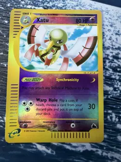 Xatu 🔮 35/144 Skyridge Reverse Holo Rare Pokemon Card Vintage E-reader - Image 1