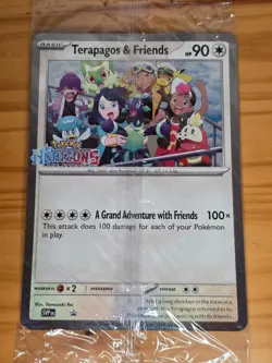 Terapagos & Friends Pokemon OVERSIZE Card 2024 SVP Black Star Promo Jumbo - Image 1