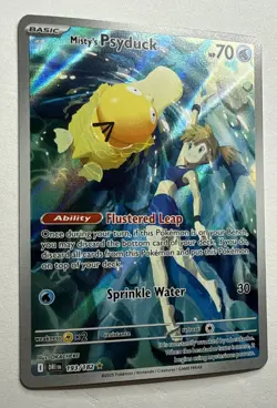 Pokemon TCG Misty's Psyduck Scarlet & Violet 193/182 Destined Rivals Near Mint - Image 2