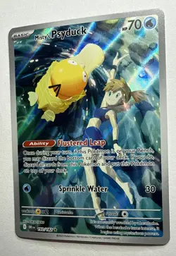 Pokemon TCG Misty's Psyduck Scarlet & Violet 193/182 Destined Rivals Near Mint - Image 3