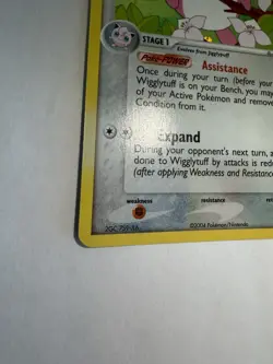 Pokemon TCG Wigglytuff EX FireRed & LeafGreen Reverse Holo Uncommon 52/112 - Image 3