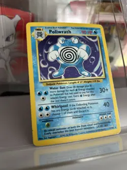 Poliwrath 13/102 HOLO original 1999 WOTC Base Set Pokemon TCG Pokemon Card - Image 1