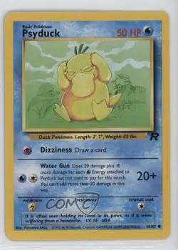 Psyduck Pokemon Team Rocket #65 2000 - Image 1