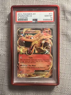 2014 POKEMON XY Charizard EX 11/106 Flashfire Holo PSA10 - Image 2