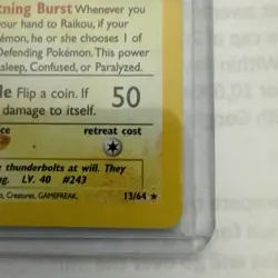 Pokemon Raikou Neo Revelation 13/64 - Image 5