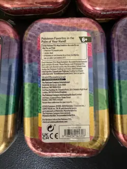 Pokemon TCG: Mega Evolution: Ascended Heroes Mini Tin x5 Factory Sealed - Image 3