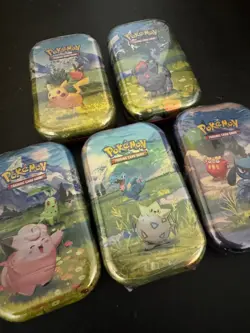 Pokemon TCG: Mega Evolution: Ascended Heroes Mini Tin x5 Factory Sealed - Image 4
