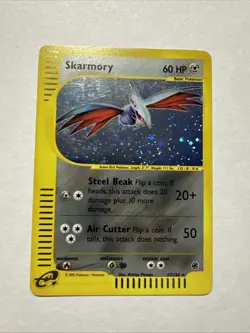 Pokemon Skarmory Expedition Holo Rare Card 27/165 - Image 1
