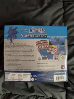 Pokemon TCG Sword & Shield - Battle Styles - Elite Trainer Box ETB Blue - Image 2