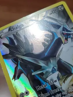 DIALGA XY77 Holo MYTHICAL Full Art Black Star Promo 2015 Pokemon Card - LP - Image 2