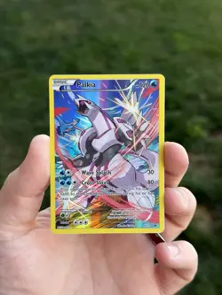 FULL ART Dialga + Palkia HOLO RARE Pokemon XY75 XY77 Black Star Promo Set - LP - Image 2