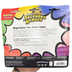 Pokemon Mega Evolution–Ascended Heroes Booster Promo Sticker Sheet 3-Pack - Image 2