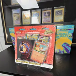 Pokemon Mega Evolution—Ascended Heroes Tech Sticker Collection 3 Pack Foil Promo - Image 2