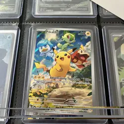 PIKACHU 027 Sv: Scarlet & Violet Promo Cards Holo SIR FULL ART PROMO HOLO MINT - Image 1