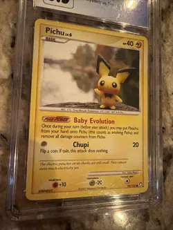 Pokemon Pichu TCG Card 93/123 Mysterious Treasures Common Non-Holo - Image 3