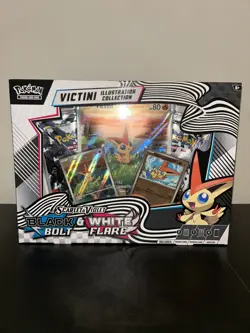 TCG Unova Victini Illustration Collection, 1 Full-Art Foil Promo Card, 4 Booster - Image 1