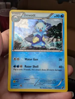 2011 Pokemon DEWOTT Black & White CRACKED ICE HOLO Base Set PROMO Card 29/114 NM - Image 1