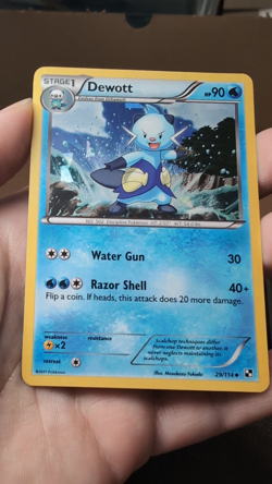 2011 Pokemon DEWOTT Black & White CRACKED ICE HOLO Base Set PROMO Card 29/114 NM - Image 2