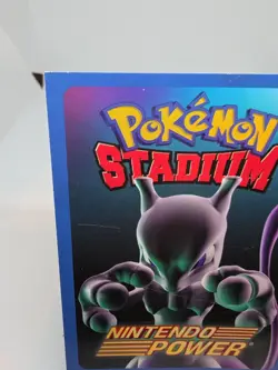 2000 Nintendo Power Pokemon Stadium Mewtwo Insert Card Rare Perforated 2+ Edges - Image 2