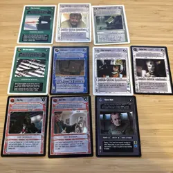 Star Wars CCG Mixed Lot 10 Cards Conditions Vary - Image 1