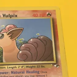 BLAINE’S POKEMON CARDS ( 3 ) Regular Not Holo Blaine’s Ponyta, Rapidash, Vulpix - Image 4