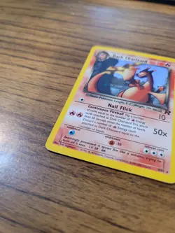 Lot of 4 Vintage Holo Pokemon Cards Dark Charizard Team Rocket/ Gym DMG - Image 3