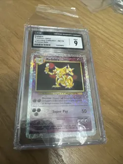 CGC 9 MINT Kadabra 2002 Legendary (Collection) 49/110 Reverse Holo Pokemon Card - Image 1