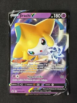 Jirachi V SWSH299 SWSH: Sword & Shield Promo Cards Holo Pokemon - Image 1