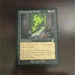 Magic: The Gathering Unspeakable Symbol Enchantment Scourge Black Uncommon Regu… - Image 1