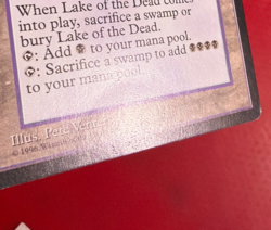 MTG Alliances Lake of the Dead Rare Vintage LP - Image 3