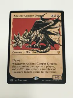 MTG Ancient Copper Dragon CLB Mythic Rare NM Commander Legends Baldur’s Gate - Image 1