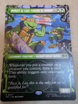 Mikey & Leo, Chaos & Order - Regular Showcase #0247 - TMNT - MTG - Image 1