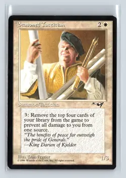 SEASONED TACTICIAN - MTG Magic the Gathering Card - Alliances - Uncommon - Image 1