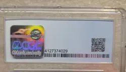 CGC 9 MINT Pokemon Base Set Hitmonchan Unlimited Holo 7/102 - Image 5