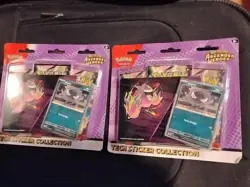 2- Pokemon TCG:MEGA EVOLUTION—ASCENDED HEROES Tech Sticker Collection Gastly ×2 - Image 2
