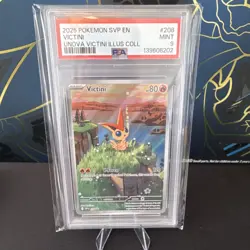 Pokemon Victini 208 Sv: Scarlet & Violet Promo Holo English 2025 PSA 9 - Image 1