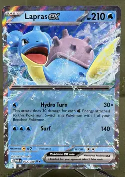 Lapras EN Ex 22/88 Double Rare 2026 Pokemon Perfect Order ME03 English - Image 1
