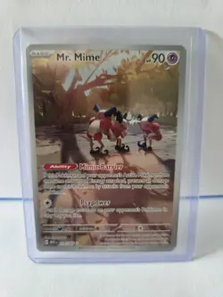 2023 POKEMON SV 151 #179/165 MR. MIME ILLUSTRATION RARE - Image 1