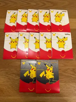 12x SEALED 25th Anniversary Pokemon Packs [McDonalds Exclusive] - Image 1