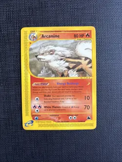 Arcanine Pokemon Skyridge 3/144 Non Holo Rare - LP/NM - Image 1