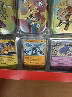 Pokemon Scarlet & Violet 151 Mini Tin 4-Pack Sam’s Club Empty W Promos W Gengar - Image 4