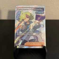 Pokemon Ciphermaniac's Codebreaking 198/162 Full Art Temporal Forces NEAR MINT - Image 1