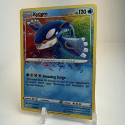 Pokemon TCG Kyogre Shining Fates 021/072 Holo Amazing Rare NM - Image 2