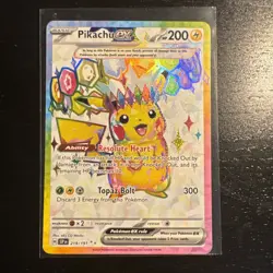 Pokemon TCG Pikachu EX 219/191 - Ultra Rare - Surging Sparks - NM - Image 1