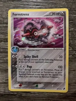2005 Pokemon Ex Unseen Forces #6 Forretress - Holo- NM - Image 1