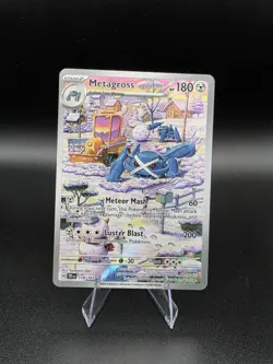 Pokemon TCG Metagross 178/162 Temporal Forces Holo Card Illustration Rare - Image 1