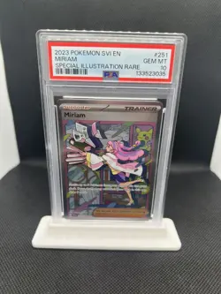 2023 Pokemon Scarlet & Violet Base #251 Special Full Art Miriam PSA 10 Gem Mint - Image 1