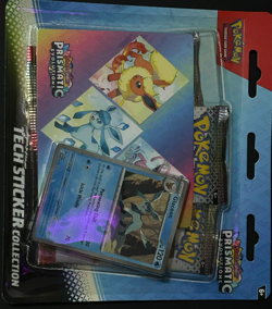 Pokemon TCG Prismatic Evolutions Tech Sticker Collection Set Lot Of 3 Sealed New - Image 2
