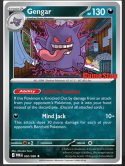 SEALED GameStop EXCLUSIVE Gengar Stamped Promo | Pokemon Perfect Order 050/088 - Image 1