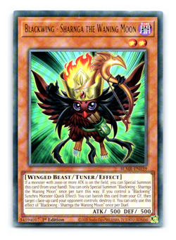 Blackwing - Sharnga The Waning Moon BLMR-EN03 Ultra Rare - 1st Edition - Yugioh - Image 1